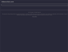 Tablet Screenshot of 3dsexclub.com